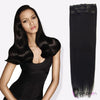 20" clip in hair extensions human hair - #1 - Gadiva Hair Extensions - Blakk Hair Extensions 