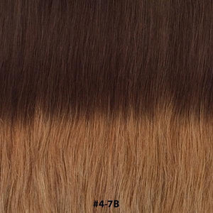 20" clip in hair extensions human hair - #T4-7B - Gadiva Hair Extensions - Blakk Hair Extensions 