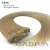 clip in hair extensions melbourne - 20" medium dark colour