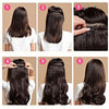 Human hair clip in extensions 05