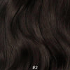 #2 remy ombre hair extensions with black colour